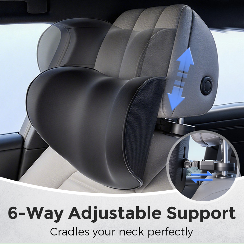 💥Nouveaux produits haut de gamme 2025🔥Appui-tête réglable en forme de U pour voiture