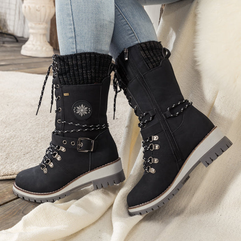 🎁 Soldes Chaudes 49% OFF🔥 Bottes de Neige Montantes Imperméables pour Femme 👢