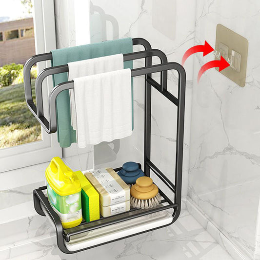 Organisateur de chiffons et étendoir de cuisine