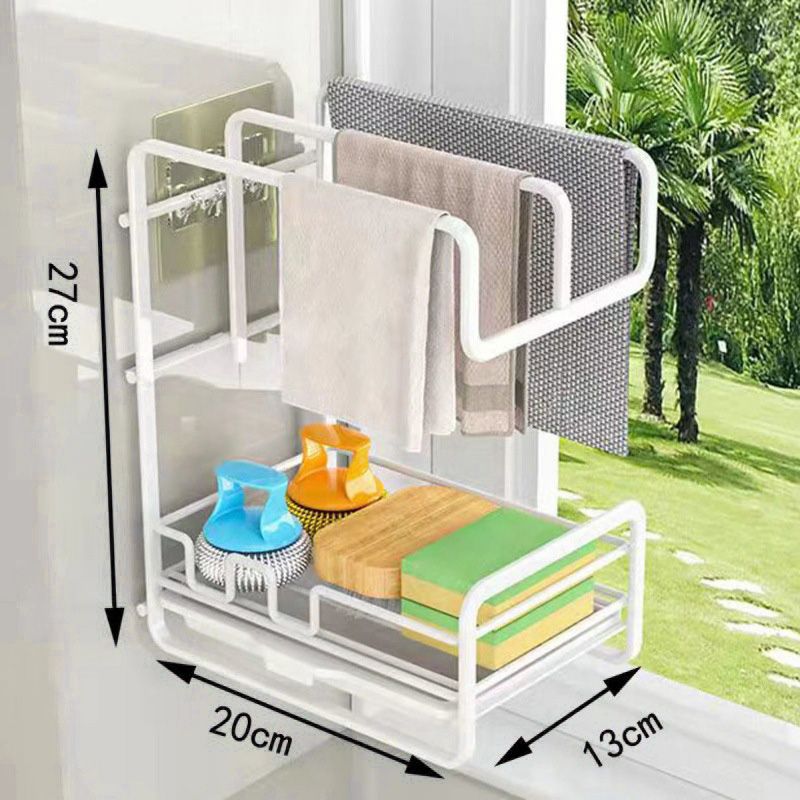 Organisateur de chiffons et étendoir de cuisine