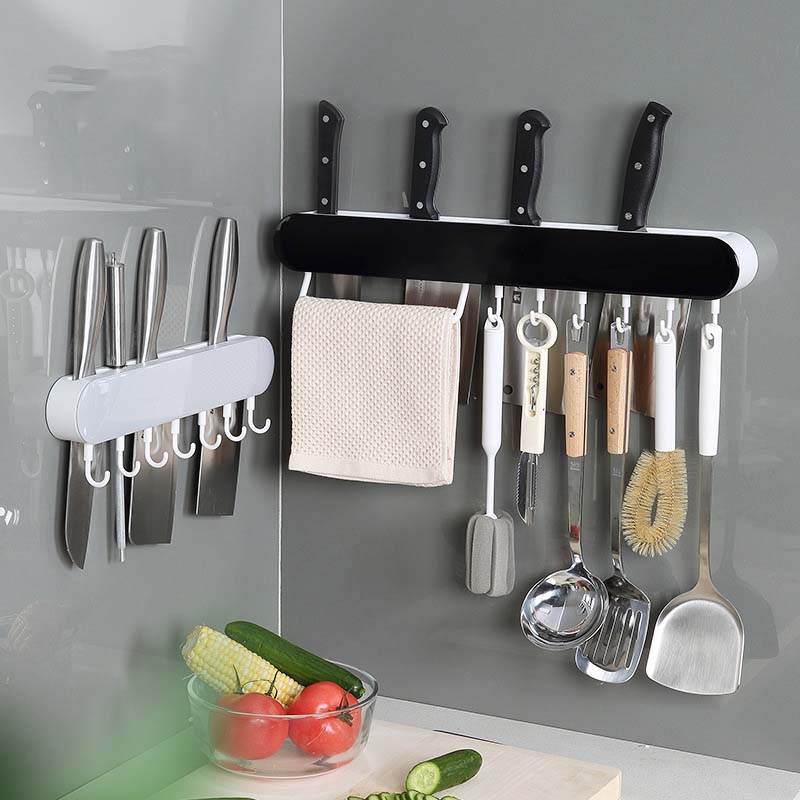 Organisateur mural multifonctionnel pour couteaux et outils