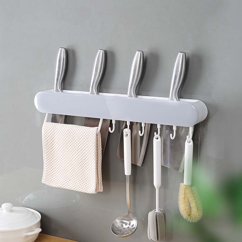 Organisateur mural multifonctionnel pour couteaux et outils