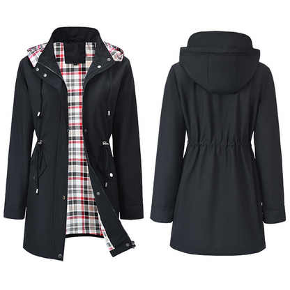 🔥Promotion du dernier jour : 50 % de réduction🧥Trench-coats longs imperméables à capuche pour femmes