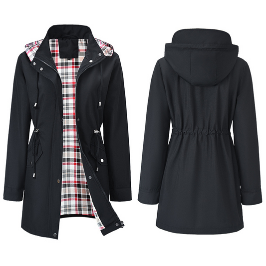 🔥Promotion du dernier jour : 50 % de réduction🧥Trench-coats longs imperméables à capuche pour femmes