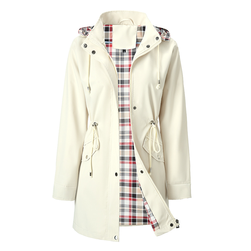 🔥Promotion du dernier jour : 50 % de réduction🧥Trench-coats longs imperméables à capuche pour femmes