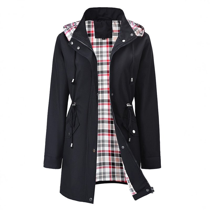🔥Promotion du dernier jour : 50 % de réduction🧥Trench-coats longs imperméables à capuche pour femmes