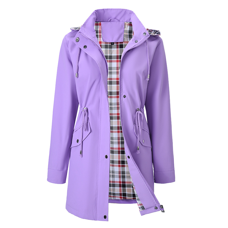 🔥Promotion du dernier jour : 50 % de réduction🧥Trench-coats longs imperméables à capuche pour femmes