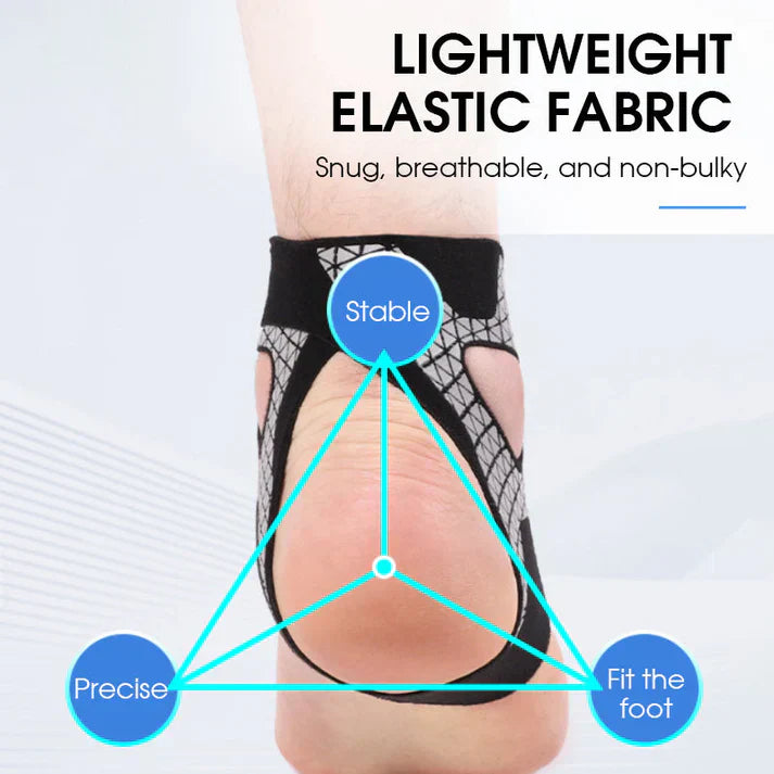 🎁Achetez 2, obtenez 1 GRATUIT!🔥 2025 Hot Sale – Chevillère élastique ajustable pour soutien et confort 🦶✨