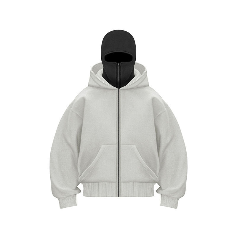 🎁 Vente chaude 55% de réduction 🔥 Sweat à capuche zippé Ninja pour hommes et femmes - Protection complète