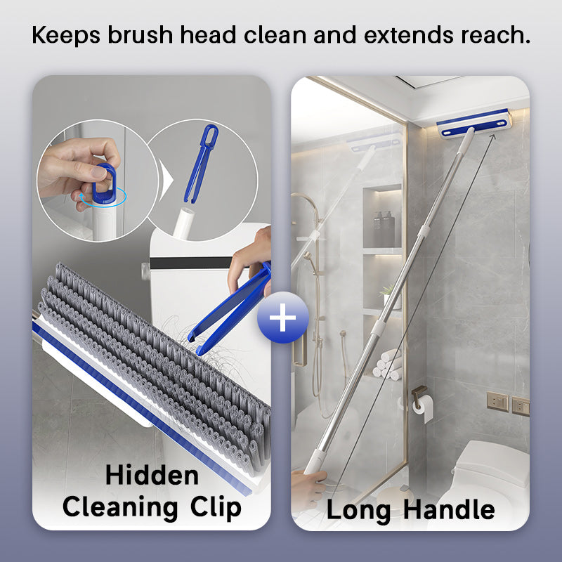 Brosse multifonctionnelle amovible pour les interstices du sol