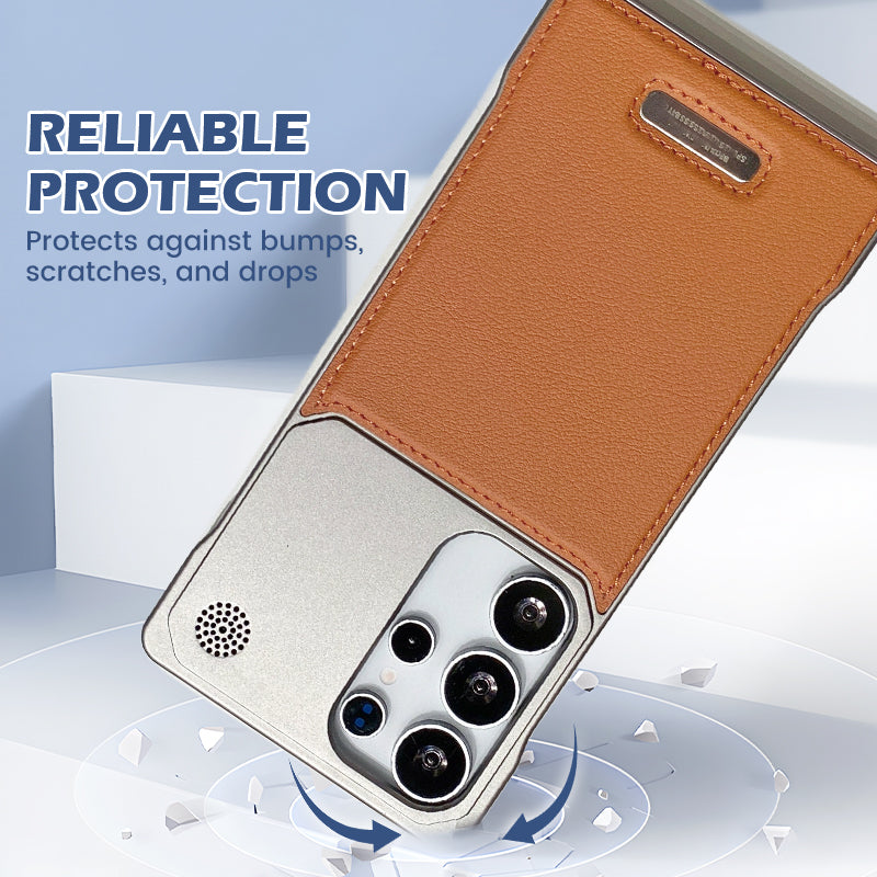Coque de Téléphone de Protection Fine et Résistante en PU