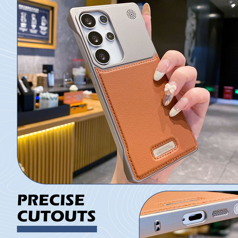 Coque de Téléphone de Protection Fine et Résistante en PU