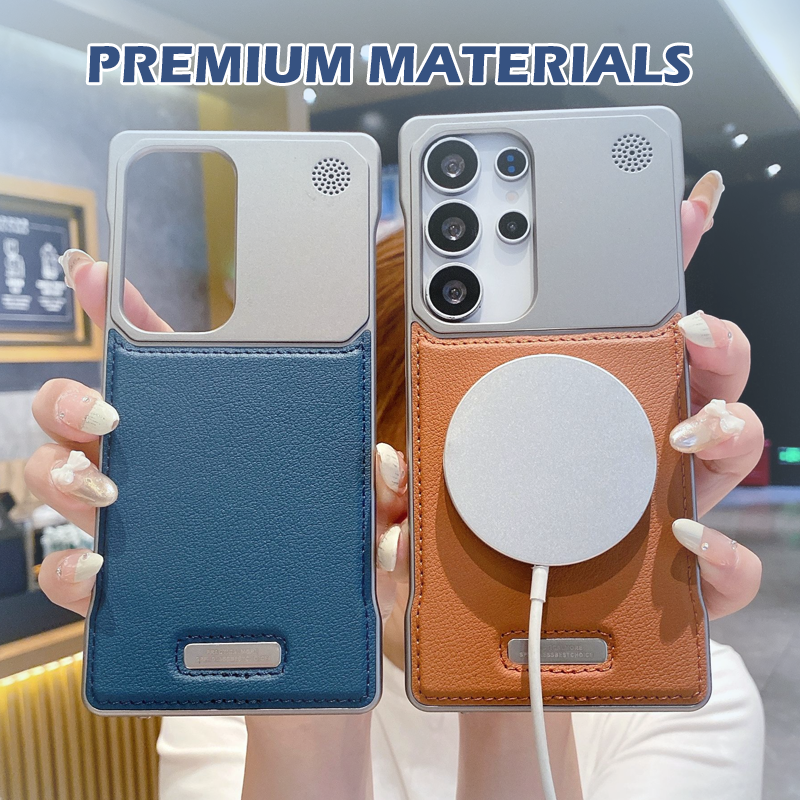 Coque de Téléphone de Protection Fine et Résistante en PU