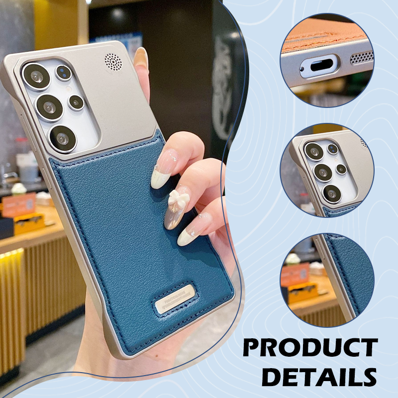 Coque de Téléphone de Protection Fine et Résistante en PU
