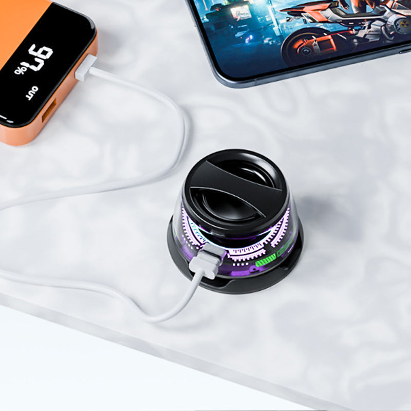 Ensemble d'enceintes Bluetooth compactes et magnétiques avec lumières LED -🔥2e article à 50 % de réduction