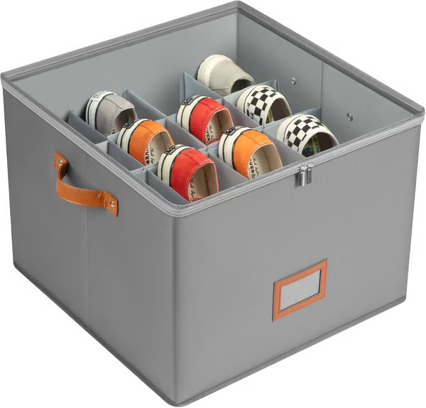 ⏳Offre à durée limitée : 50 % de réduction💥Organisateur de chaussures en tissu, boîte de rangement