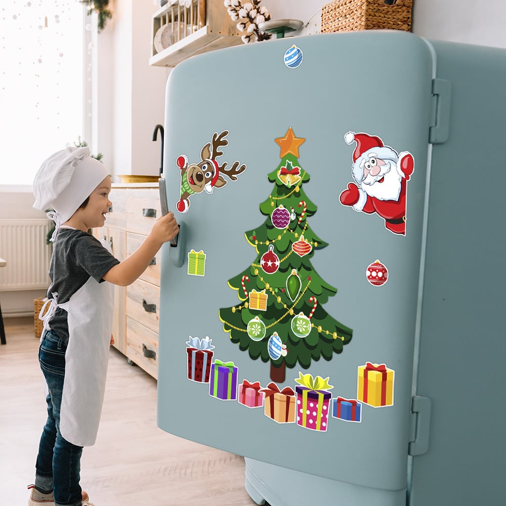 Autocollant magnétique sur le thème de Noël