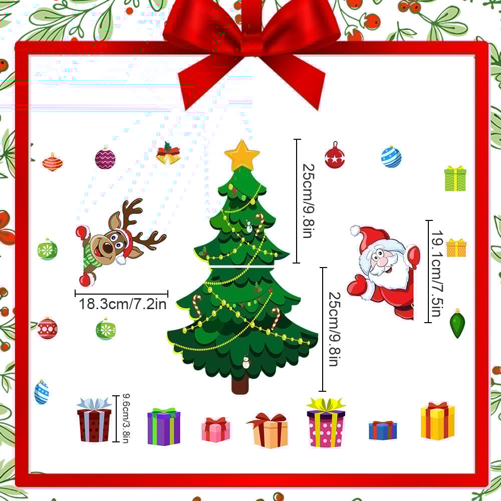 Autocollant magnétique sur le thème de Noël