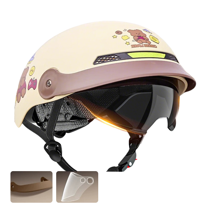🛡️Breathable Casque de moto léger et résistant aux chocs