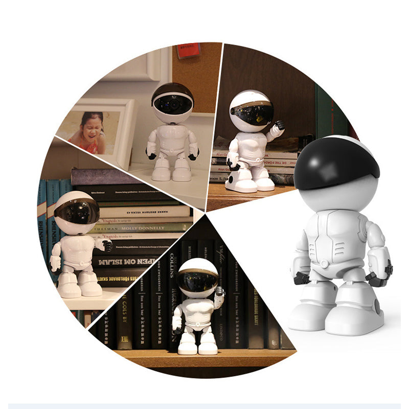 🔥 49% de réduction Hot Sale Caméra en Forme de Robot Intérieur Sans Fil avec Détection de Mouvement - 🛬