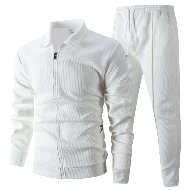 Élégant ensemble 2 pièces composé d'une veste et d'un pantalon de jogging pour homme【Livraison gratuite】
