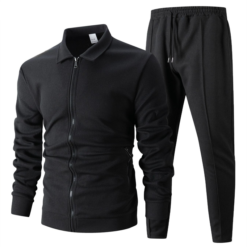Élégant ensemble 2 pièces composé d'une veste et d'un pantalon de jogging pour homme【Livraison gratuite】