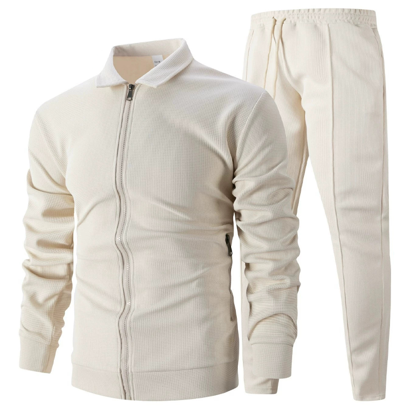 Élégant ensemble 2 pièces composé d'une veste et d'un pantalon de jogging pour homme【Livraison gratuite】