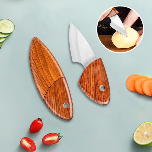 🎁Achetez 3 obtenez 2 gratuit🍎Couteau de poche en acier inoxydable pour fruits