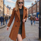 Manteau classique mi-long élégant pour femme