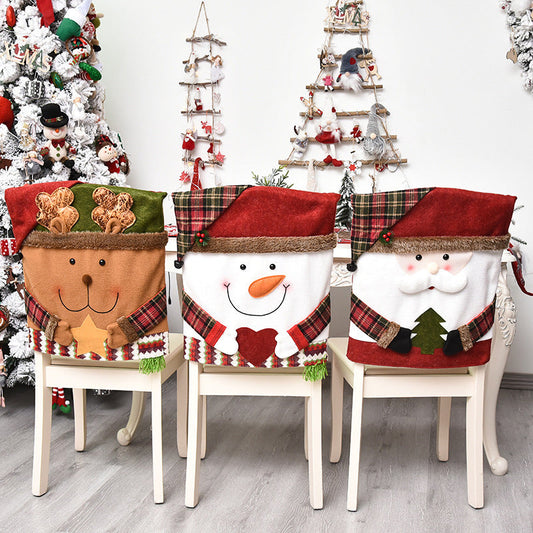 Housse de chaise sur le thème de Noël🎄Soldes de Noël🎄