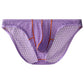 Slip taille basse en maille dentelle pour homme
