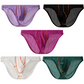 Slip taille basse en maille dentelle pour homme