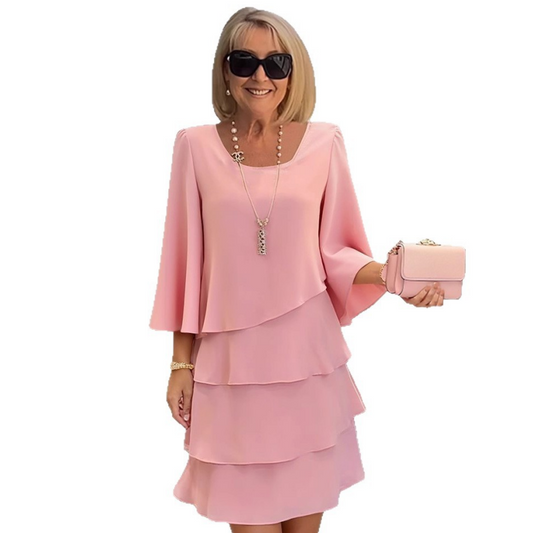 🔥Quantité limitée disponible 50 % DE RÉDUCTION🔥Robe amincissante en mousseline pour femmes