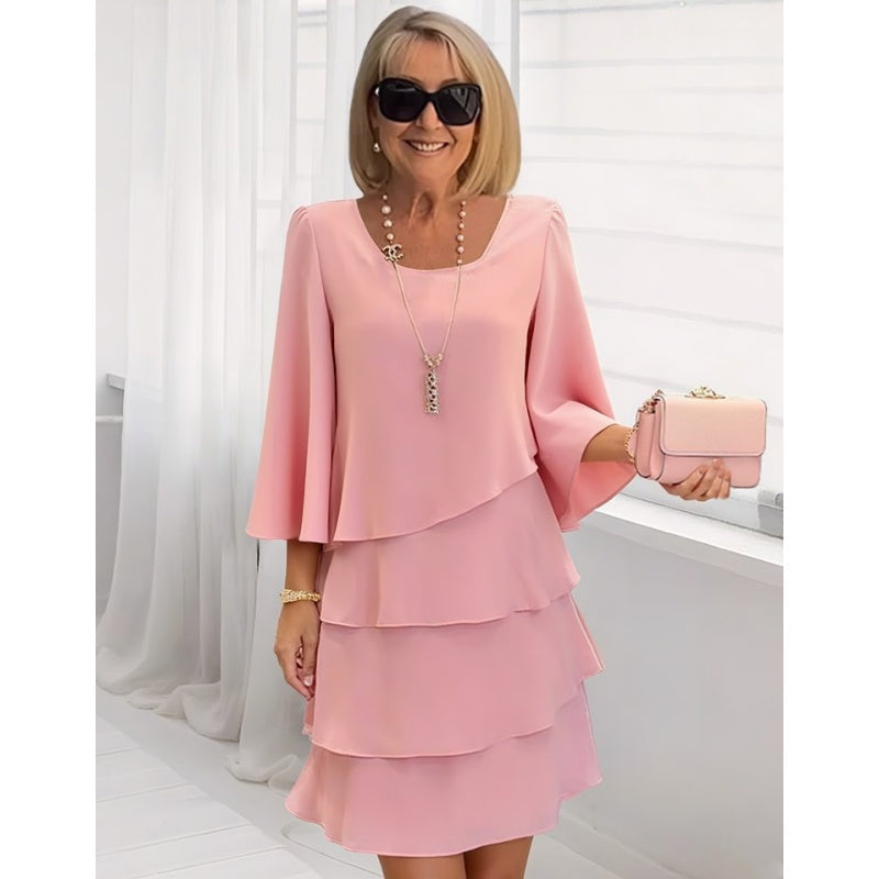 🔥Quantité limitée disponible 50 % DE RÉDUCTION🔥Robe amincissante en mousseline pour femmes