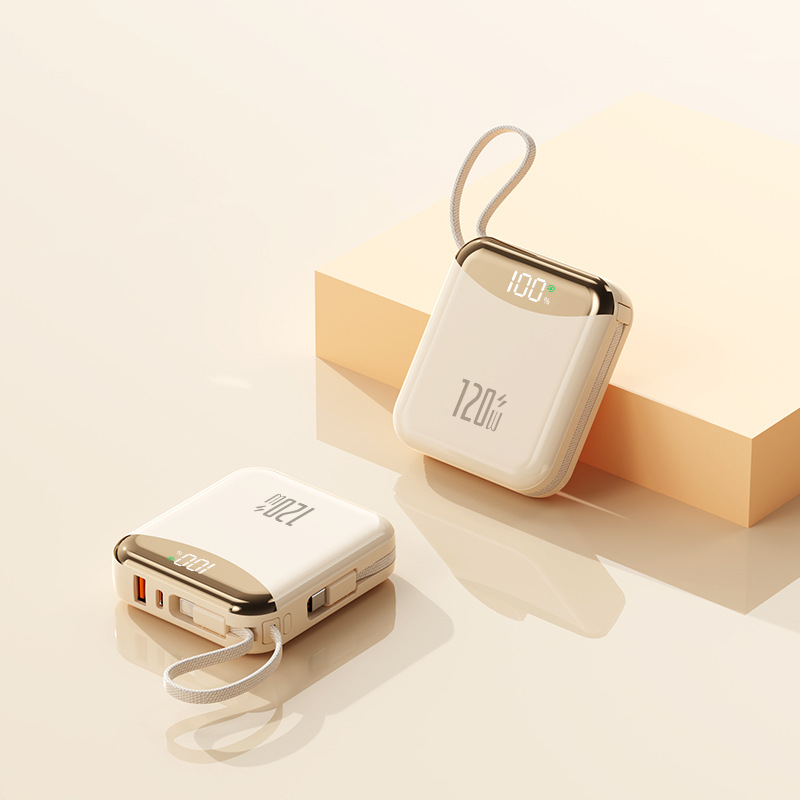 Batterie externe à recharge ultra rapide 120 W avec câbles