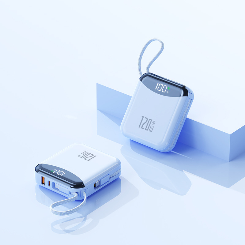 Batterie externe à recharge ultra rapide 120 W avec câbles