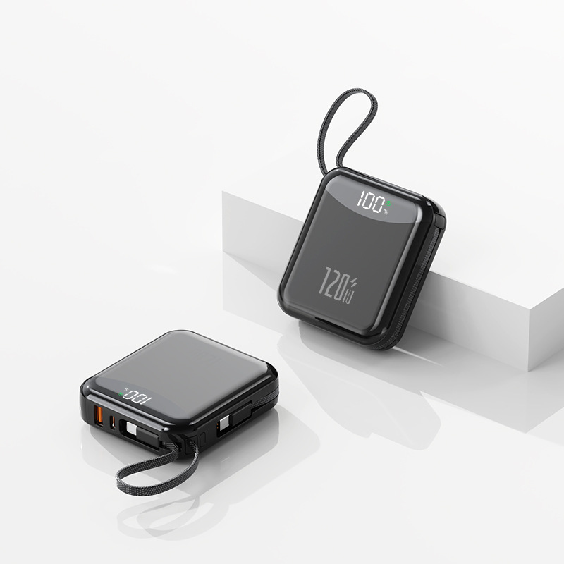 Batterie externe à recharge ultra rapide 120 W avec câbles