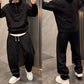 Ensemble 2 pièces élégant pour homme composé d'un sweat à capuche et d'un pantalon large