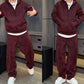 Ensemble 2 pièces élégant pour homme composé d'un sweat à capuche et d'un pantalon large
