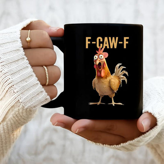 ⏳Spécial à durée limitée⏰Tasse Funny Chicken F-Caw-F🐓