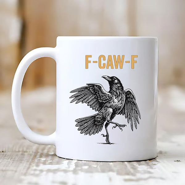 ⏳Spécial à durée limitée⏰Tasse Funny Chicken F-Caw-F🐓