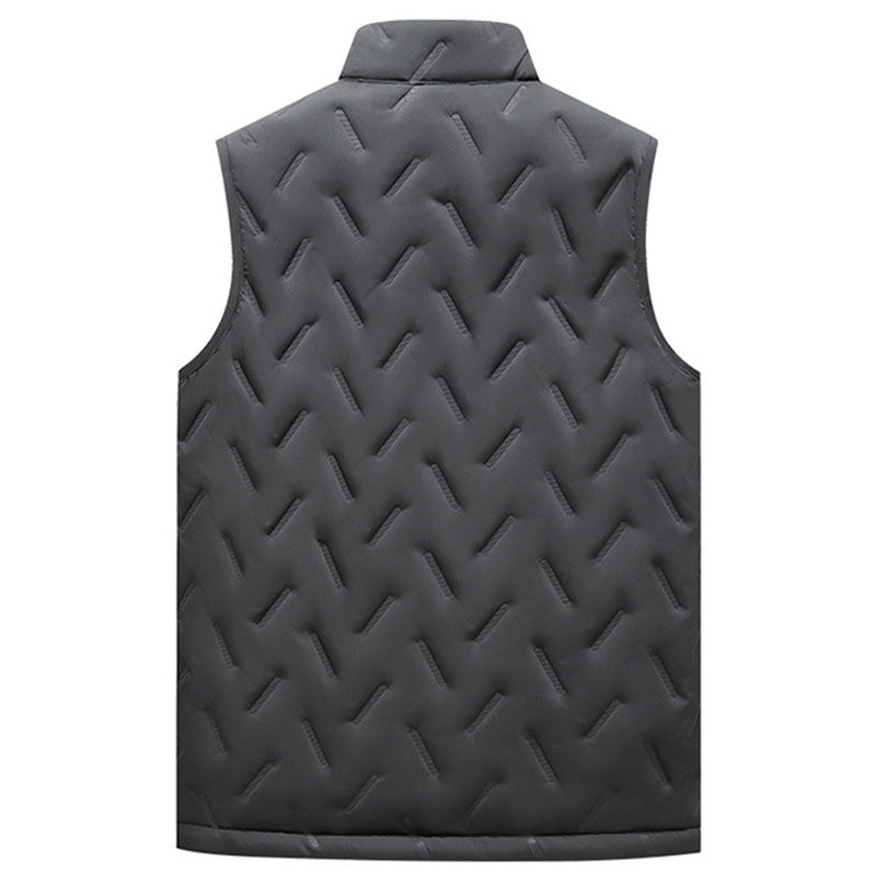 💖VENTE FLASH -50%✨️❄️Gilet matelassé décontracté sans manches unisexe avec doublure en polaire