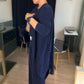 🌸Soldes d'automne👗 Élégant ensemble trois pièces avec cardigan long – Tissu doux, haut et pantalon stylés, parfaits pour aller au travail et pour le quotidien. ✨