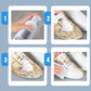 Nettoyant Mousse Décontaminant et Anti-jaunissement pour Chaussures Blanches