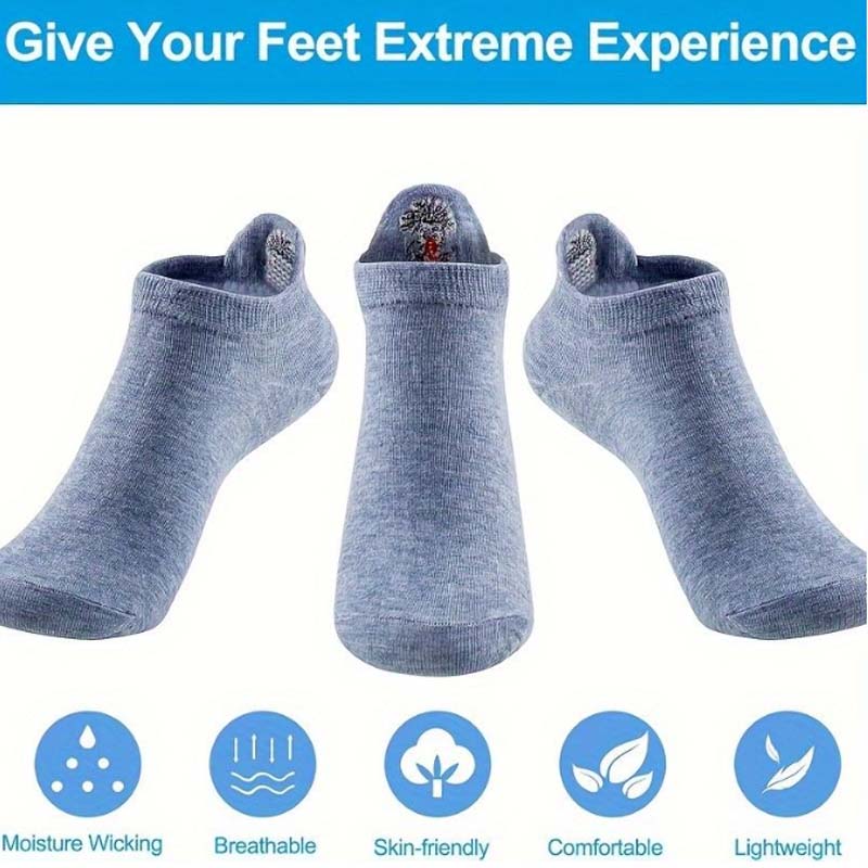 Chaussettes brodées 4 Seasons Cartoon Smiling Face