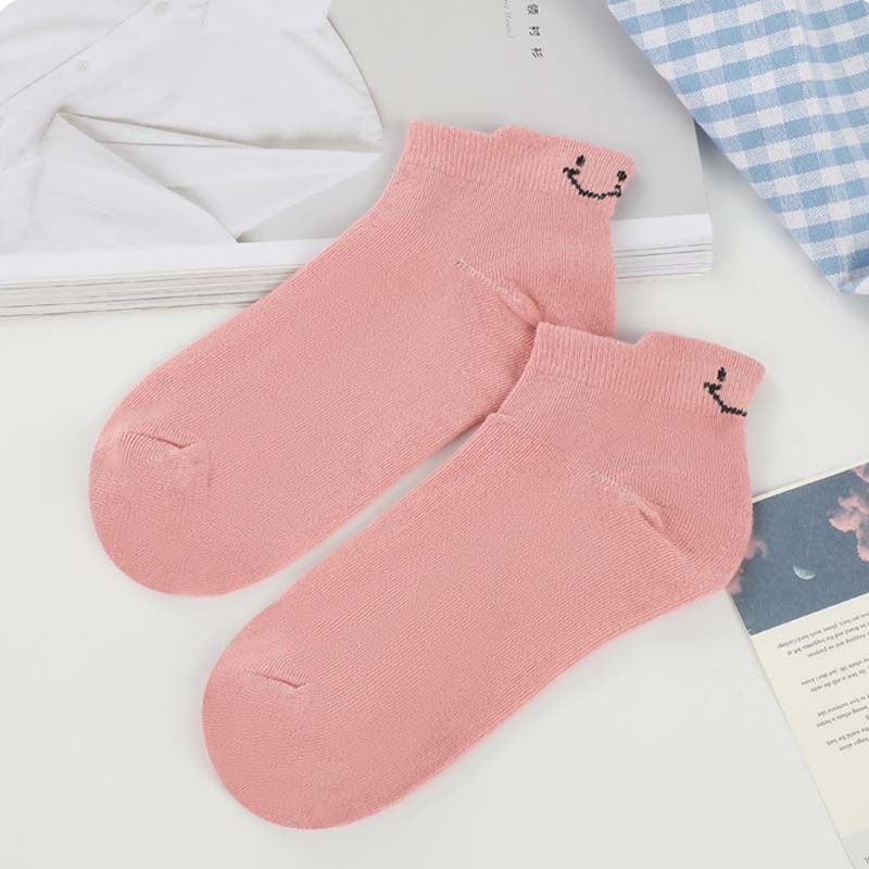 Chaussettes brodées 4 Seasons Cartoon Smiling Face