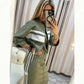 Ensemble veste et robe à col montant pour femme
