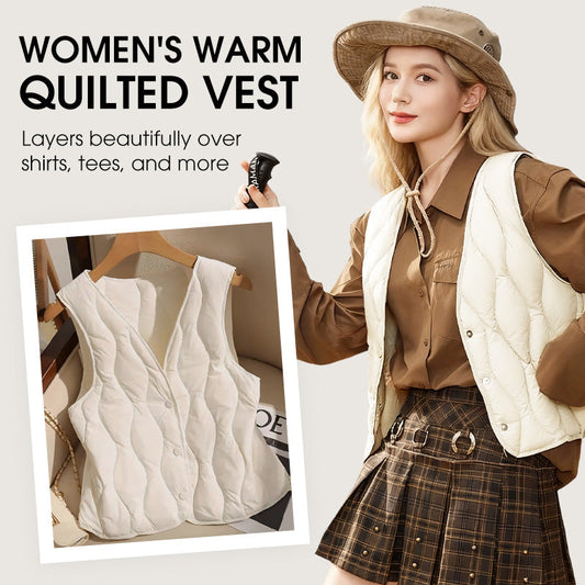 Gilet matelassé chaud pour femme