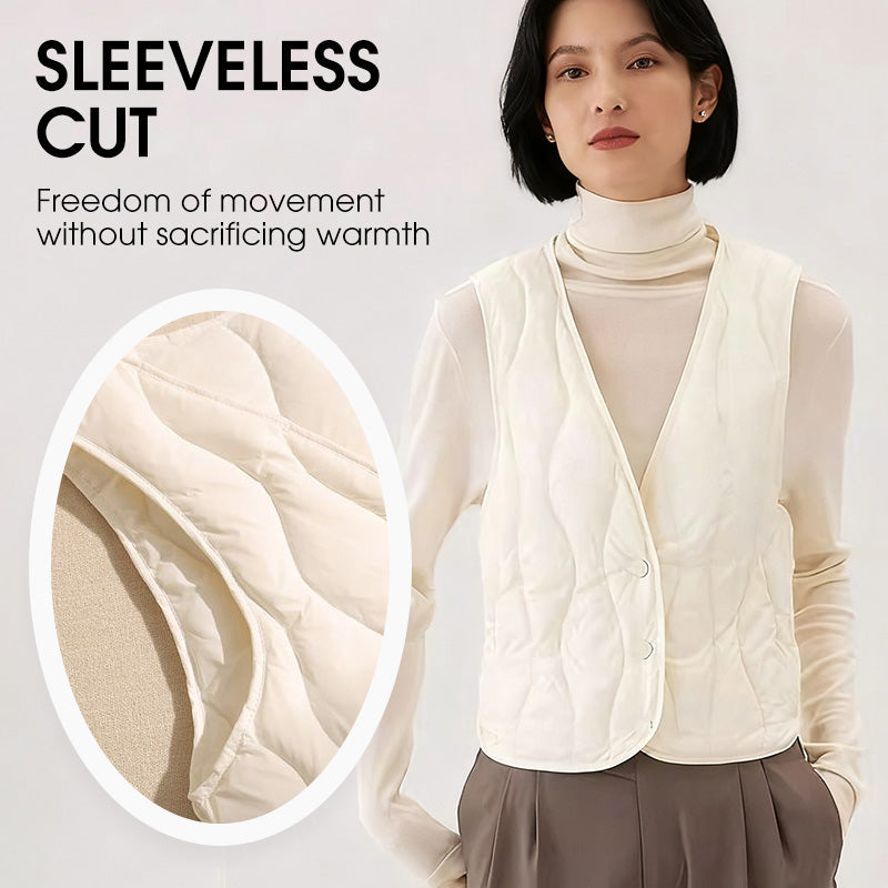 Gilet matelassé chaud pour femme