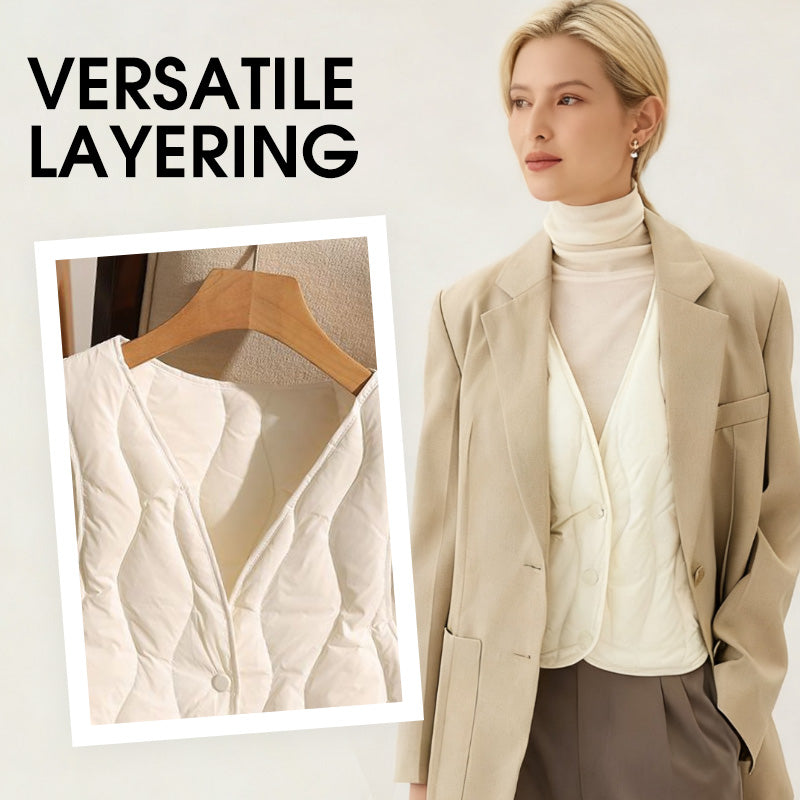 Gilet matelassé chaud pour femme